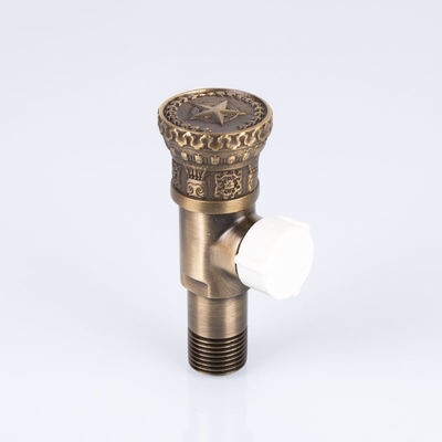 G1/2 Thread Bronze Antique Brass Toilet Angle Valve 5 Bar